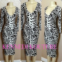 "JUNGLE THOUGHTS" MIDI DRESS