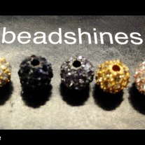 Micro CZ pave bead. 6mm