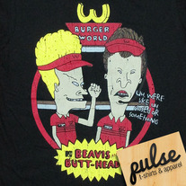 Beavis Butt Black Unisex T-Shirt