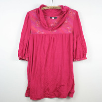 Red Half Sleeve Tunic by Lux