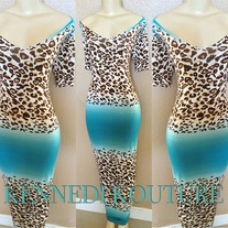 OMBRÉ JUNGLE WATERS MAXI DRESS