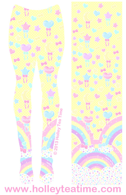 Pre-order! Pastel Party Tights - Yellow