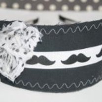 "I Mustache You a Question!" Original headband