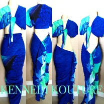 MULTI WEAR PRINTED KIMONO TIE TOP