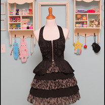 Peace Now Skirt + Vest Set