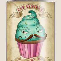 Bad Cupcake Flask