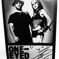 Bitten & Autographed 4x6 Promo Card: Kimberly and Junior