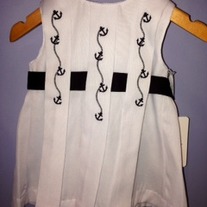 Imagewear 2pc Navy & White Sailor Dress with Hat Outfit