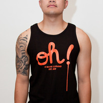The Dripping Oh! Tank in Black