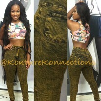 Mustard highwaist jeans