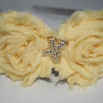 "Luscious Lemon" shabby sass headband