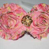 "Peony Princess" shabby sass headband