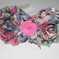 "Romantic Floral" shabby sass headband