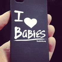 I Heart BaBies iPhone 4 & 4s soft cases