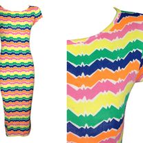 Neon Ziggy Dress