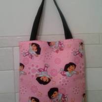 Dora the Explorer Cotton Print Tote Bag