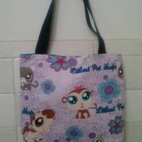 Littlest Pet Shop Cotton Print Tote Bag