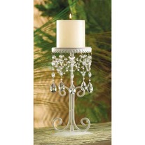 #38653 Elegant Beaded Candleholder