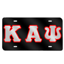 Kappa Alpha Psi License Plate (Black)