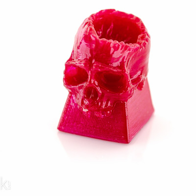 Cherry skull keycap