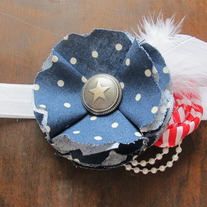 Vintage Americana headband