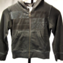 Diesel Sanite Hoodie Sweater, Zip Up, Black