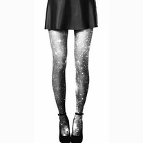 Galaxy print tights