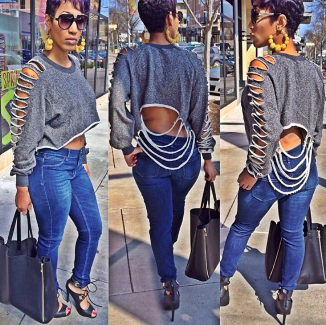 Ripped Diy fashion, Fashion, Ripped shirts