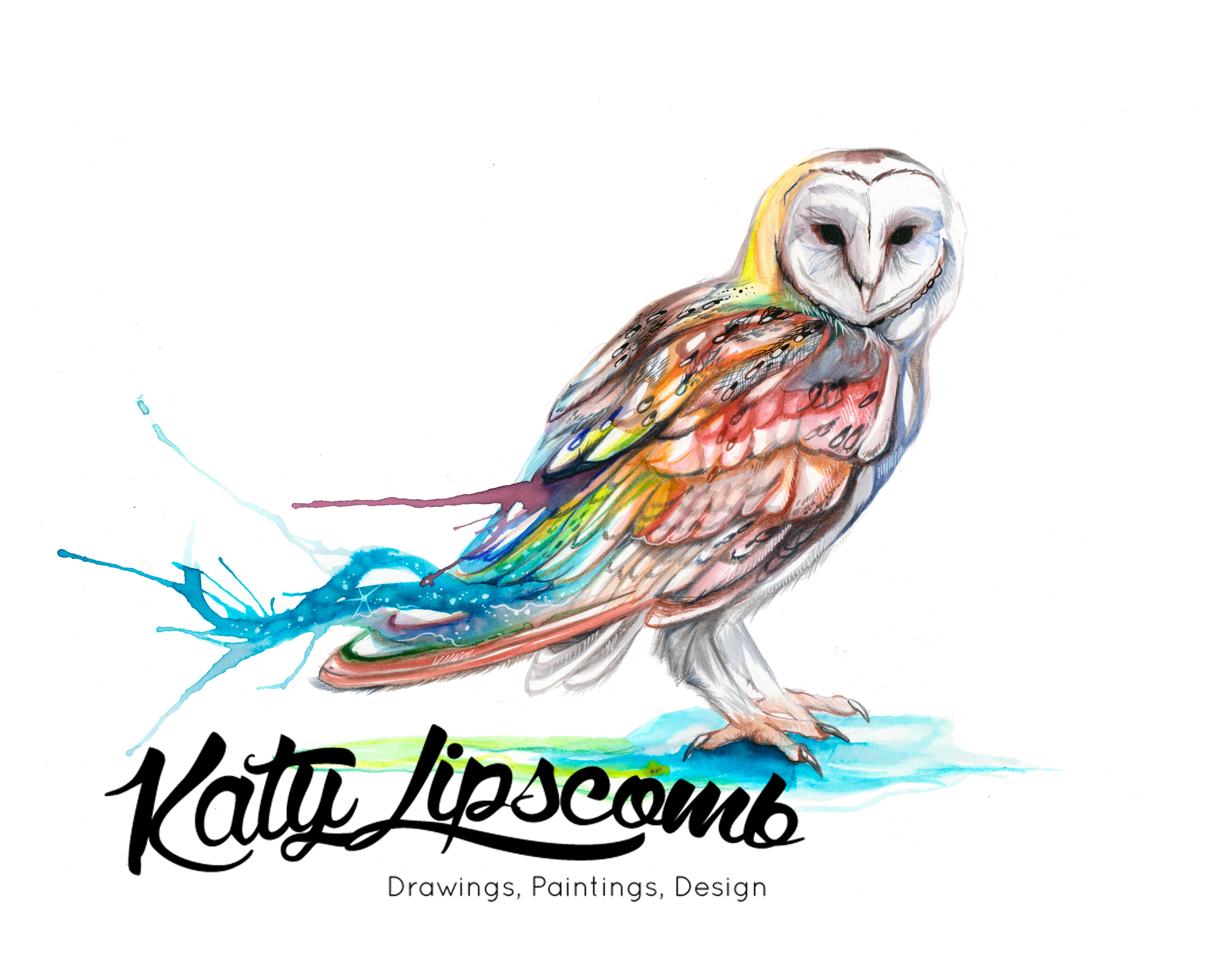 Barn Owl (Day 207) Print · Katy Lipscomb · Online Store Powered by Storenvy