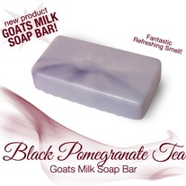 Black Pomegranate Tea Soap Bar