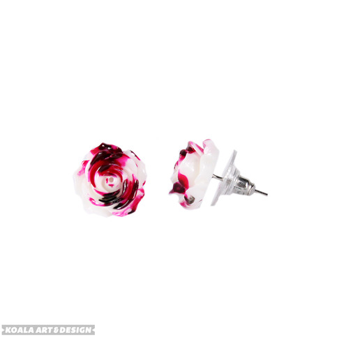 Bleeding Rose Earrings