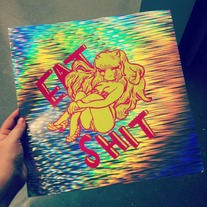 "EAT SHIT" HOLOGRAPHIC LUM PRINTS