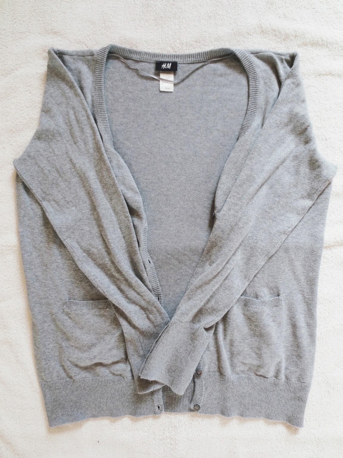 Plain gray cardigan on Storenvy