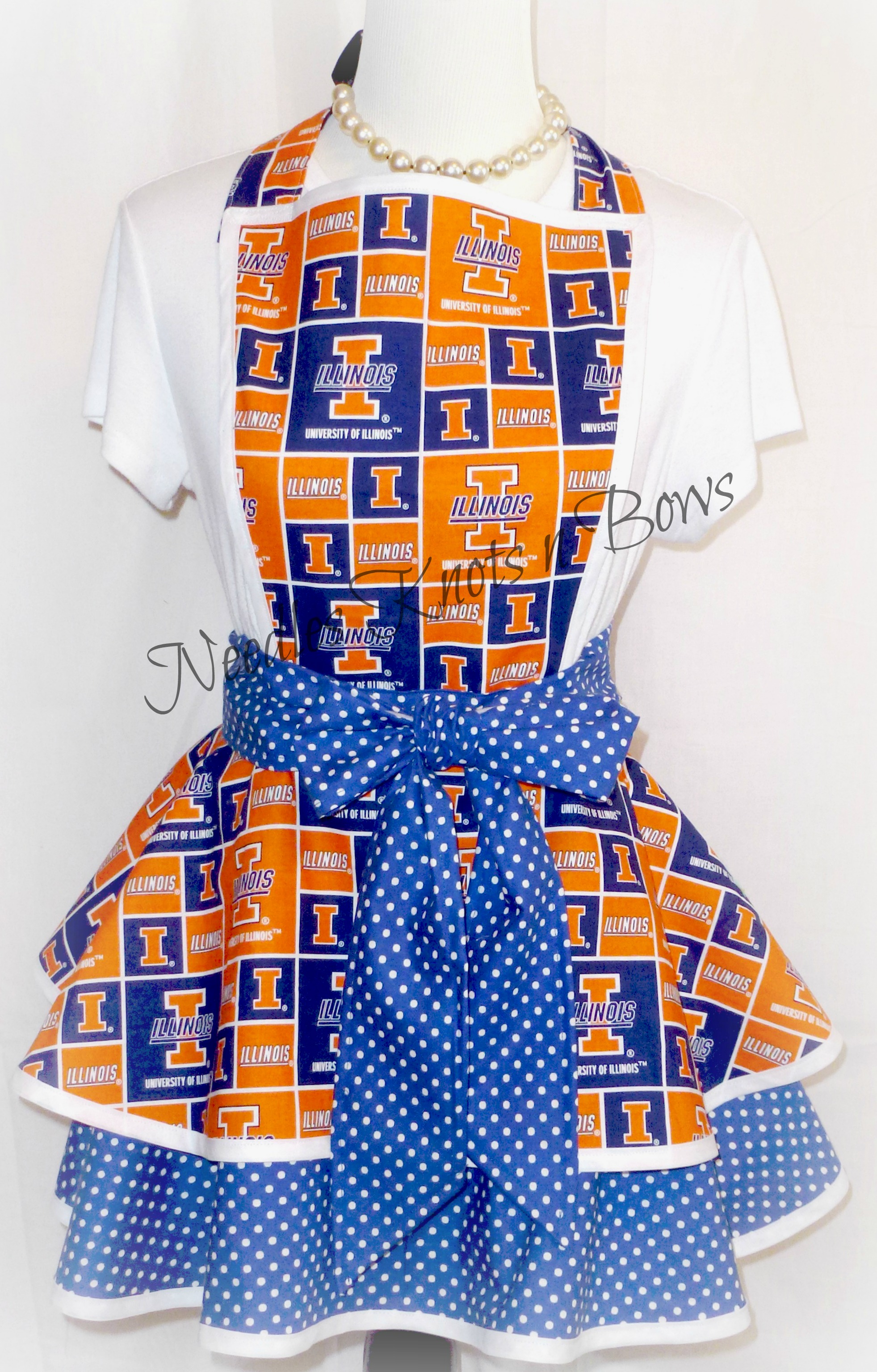 University of Illinois Womens Apron, Fighting, Football Team Aprons on Storenvy