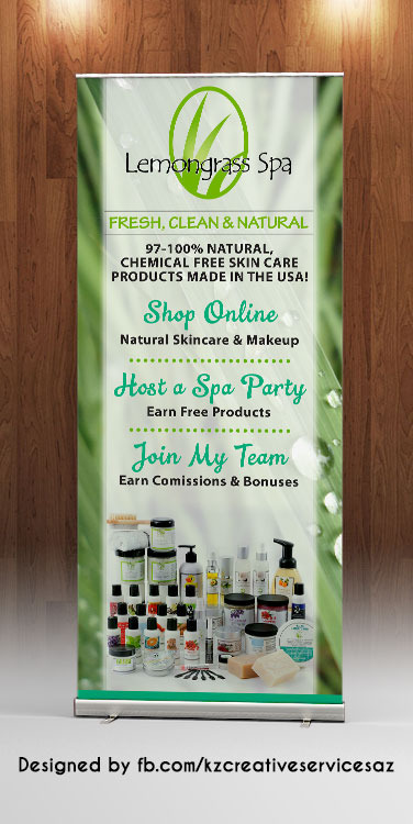 LEMONGRASS SPA- RETRACTABLE BANNER · KZ Creative Services ...