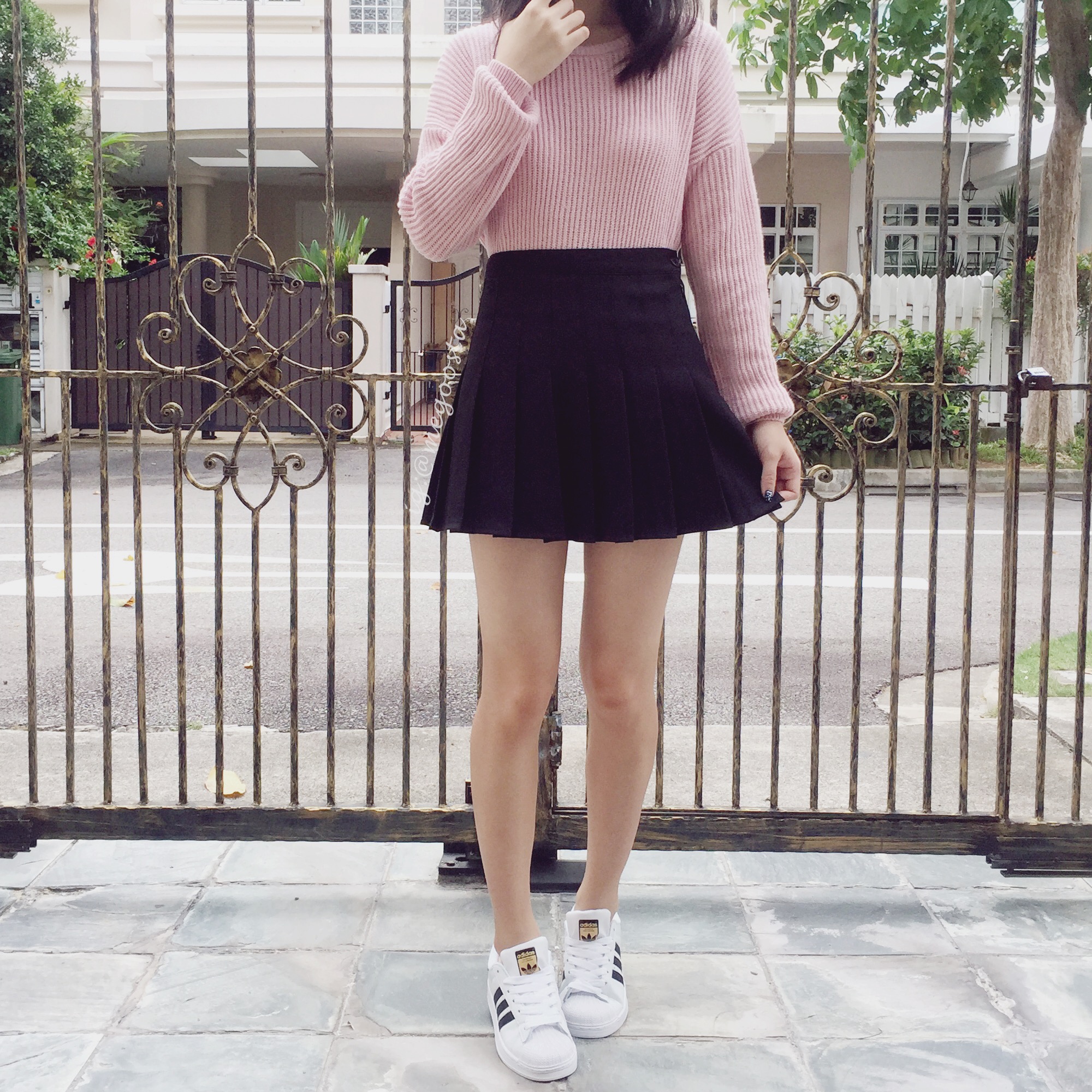 Pleated Tennis Skirt (Black) · Megoosta Fashion · Free shipping