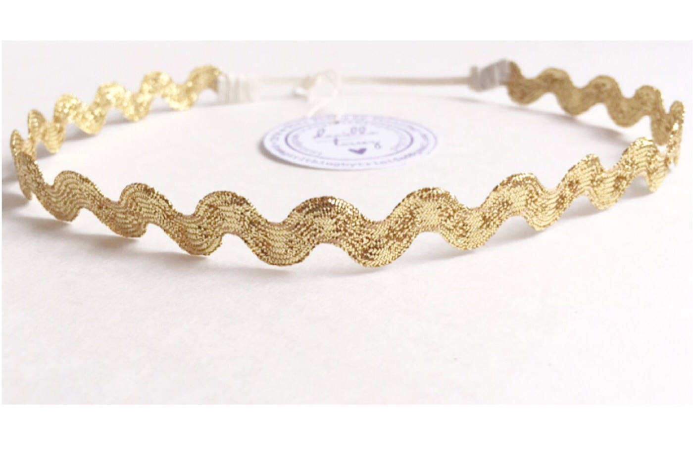 Wavy Gold Boho Headband on Storenvy
