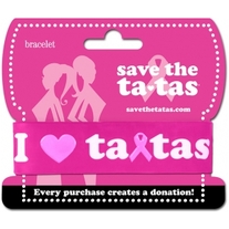 Save the Tatas Bracelet - Pink