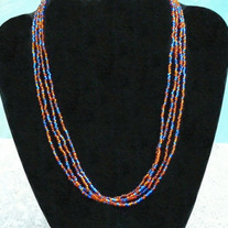 Florida Gator 4-Strand Necklace - Multi