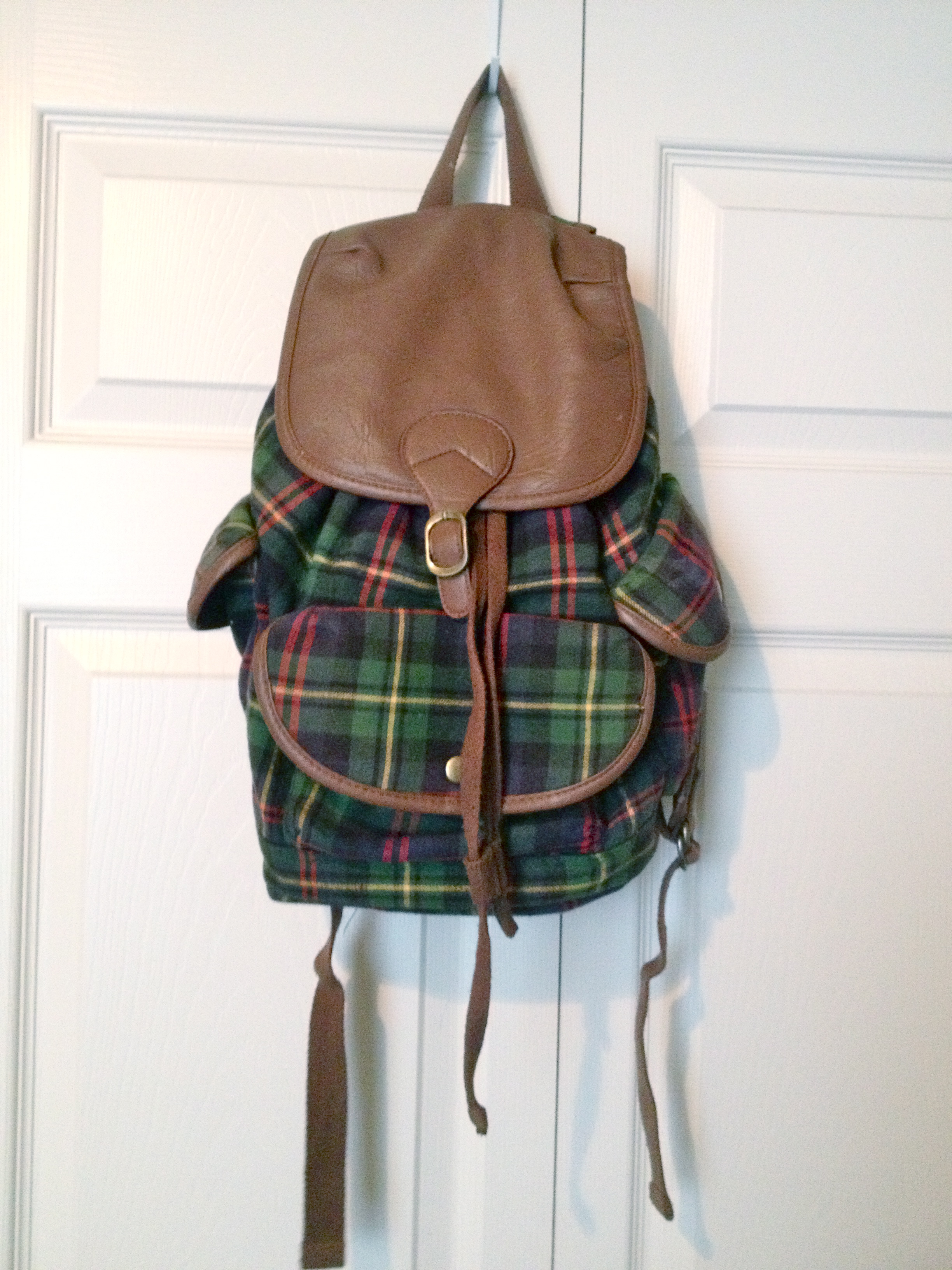 Plaid Backpack on Storenvy
