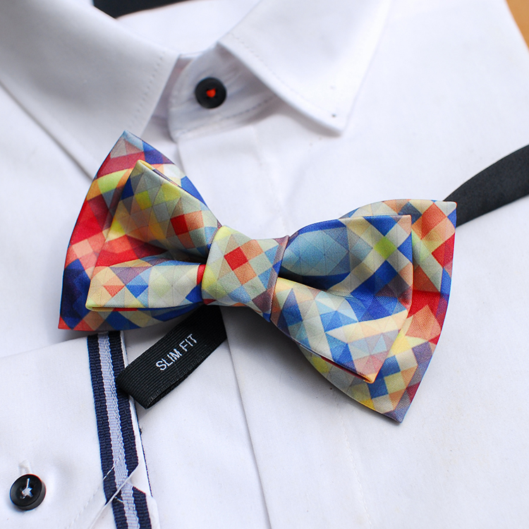colorful checked men suit bow tie on Storenvy