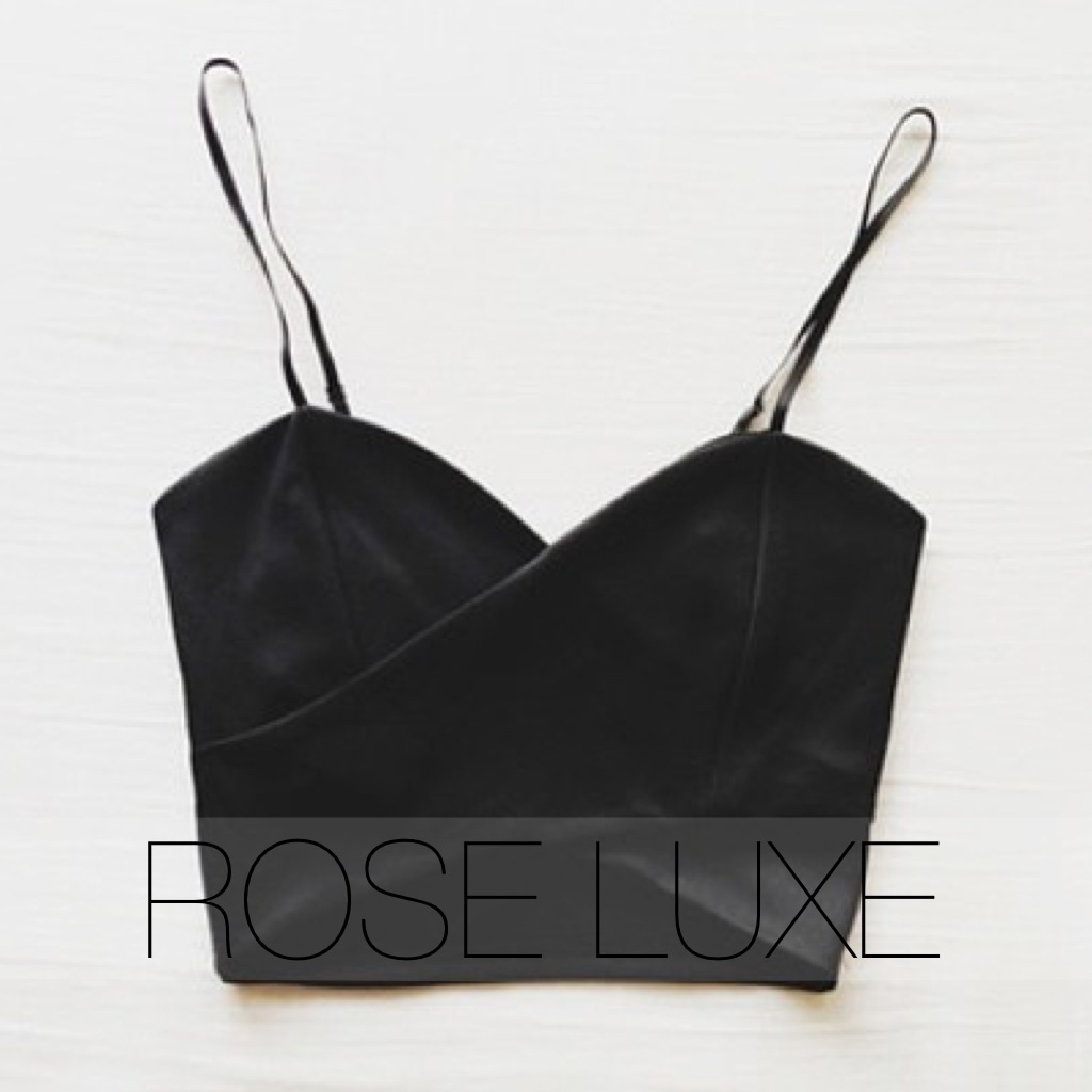 Under Wrap Crop Top Black on Storenvy