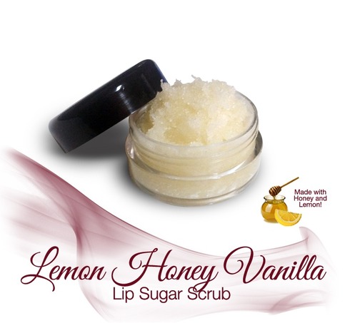 lip scrub vanilla lemon honey sugar storenvy