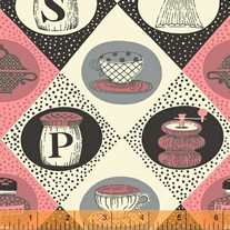 Fat Quarter Tea For Two Salt and Pepper/317516