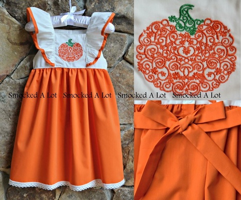 Smocked Christmas Dress 5t