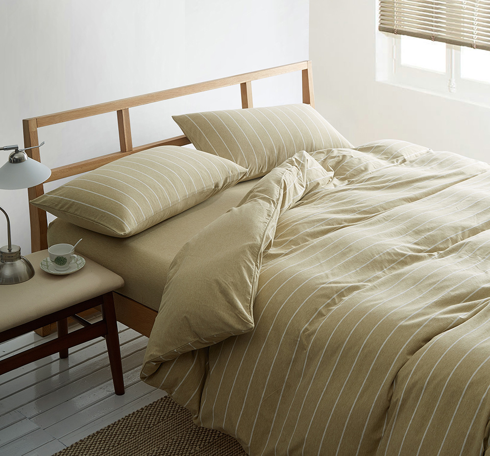 High quality 100 Cotton Knitted solid colour fabric Duvet Covers, duvet covers, bedding sets