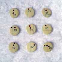 Little Kitten Button Badge Pin
