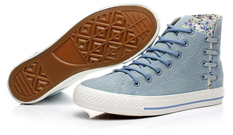 HARAJUKU AESTHETICS FLORAL DENIM CANVAS LACE SHOES