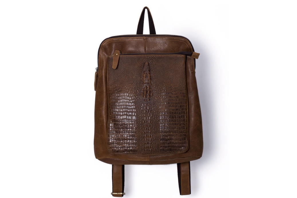 Handmade Genuine Cowhide Leather Backpack/ Casual Backpack/ Travel Backpack 9012