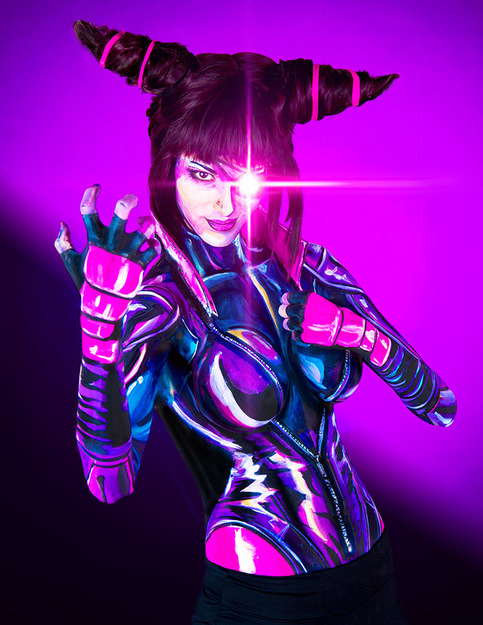 Juri (Street Fighter V) Bodypaint 8x11 Print on Storenvy